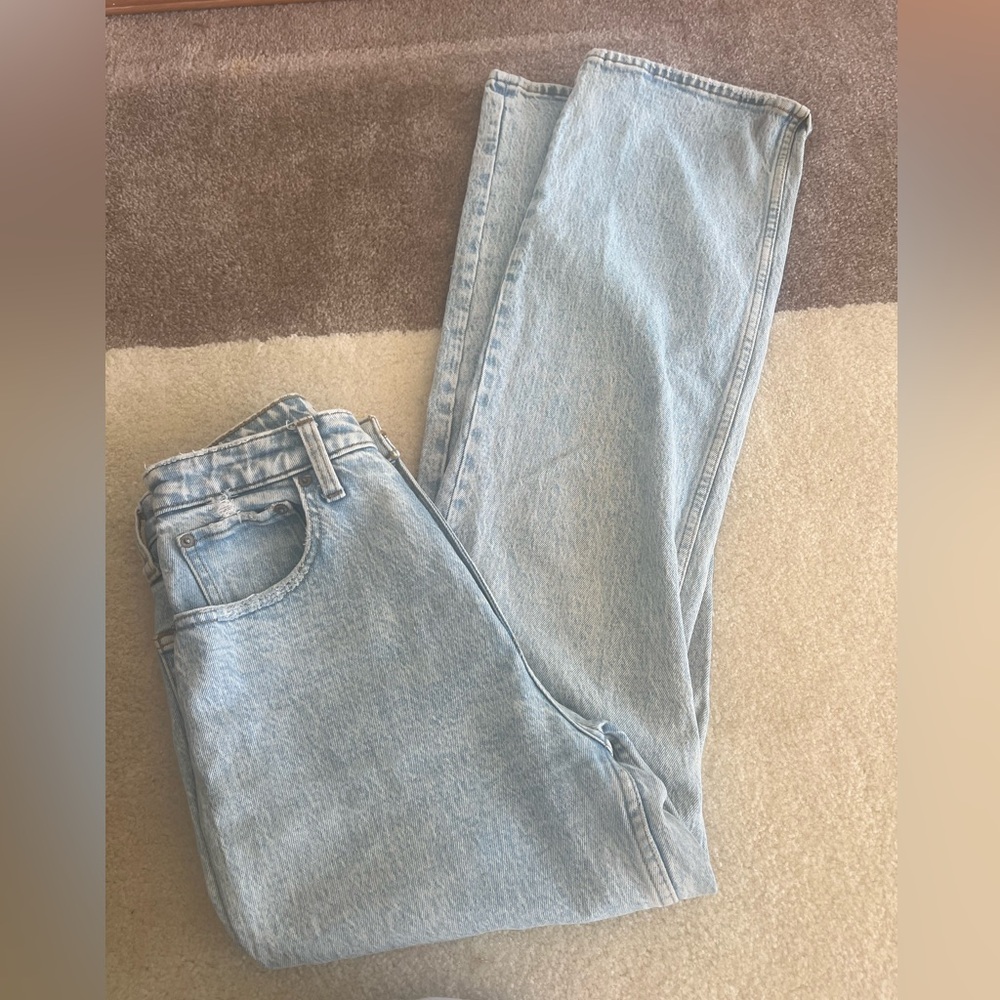 Abercrombie & Fitch High Rise Light Blue Jeans